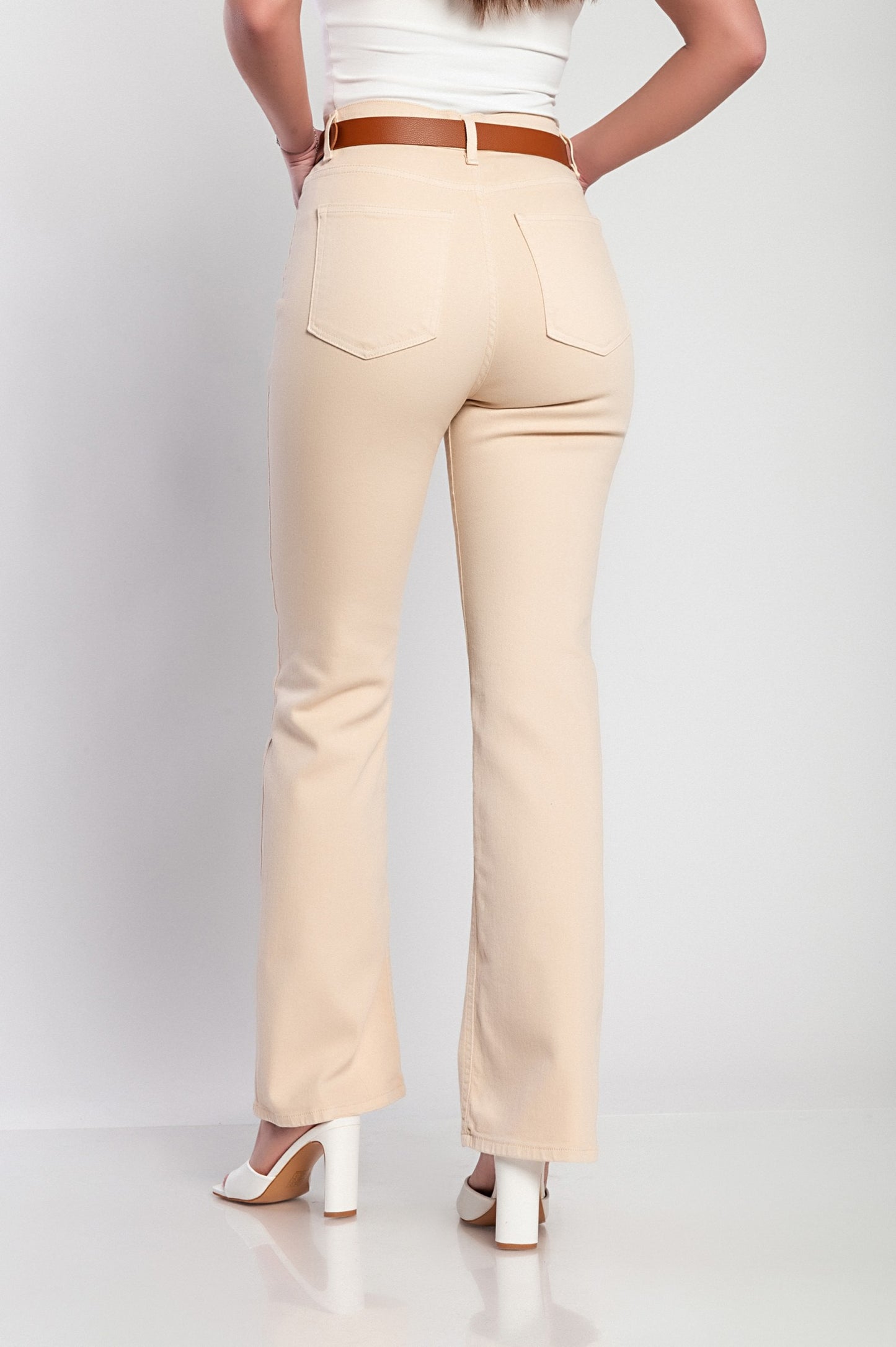 Jeans a zampa d'elefante, blu scuro