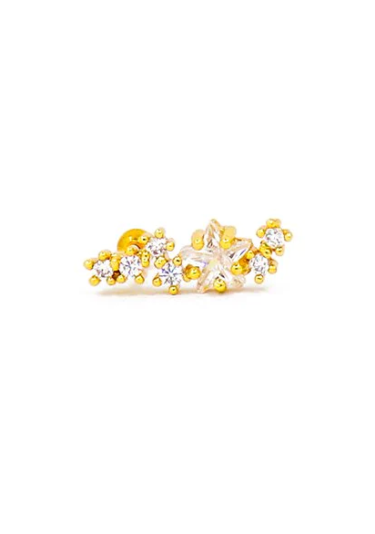 Mini orecchino elegante, ART945, colore oro