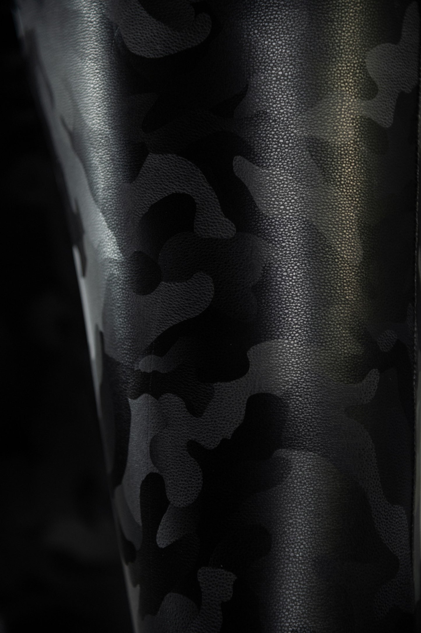 Leggings con fodera e vita ampia, nero