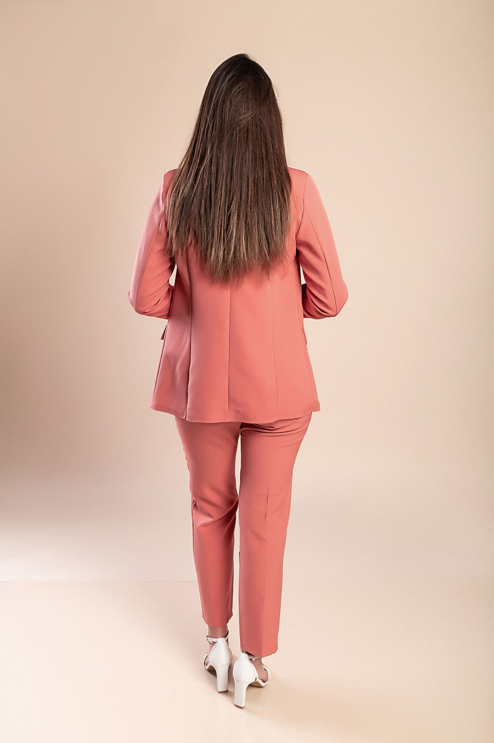 Completo blazer e pantaloni eleganti, 18438, nero