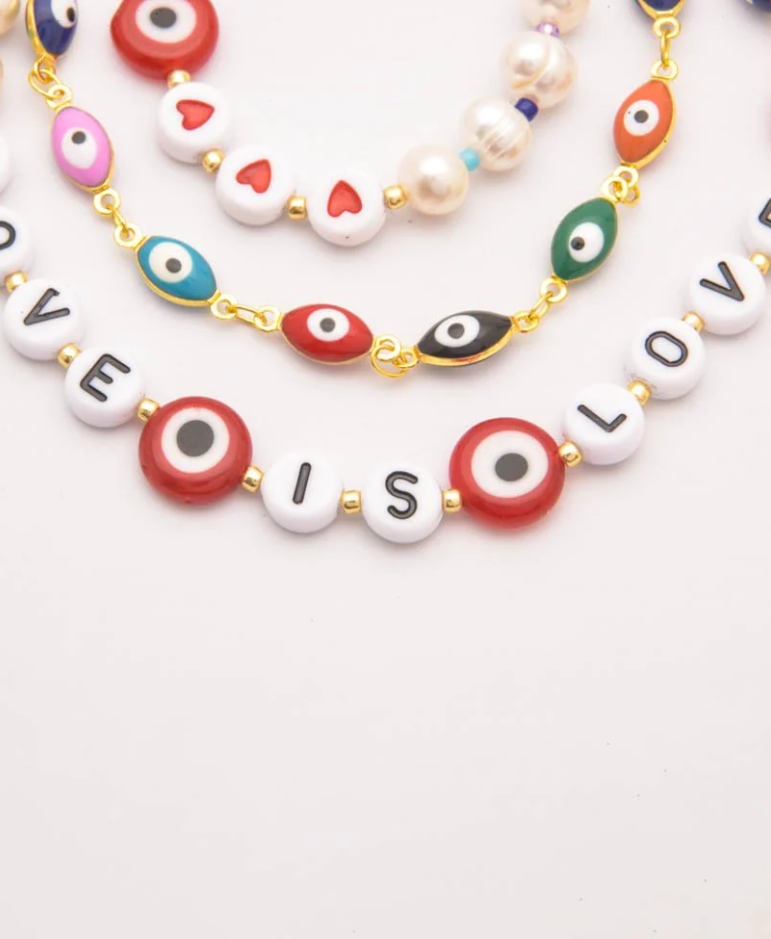Set collana, ART524, multicolore