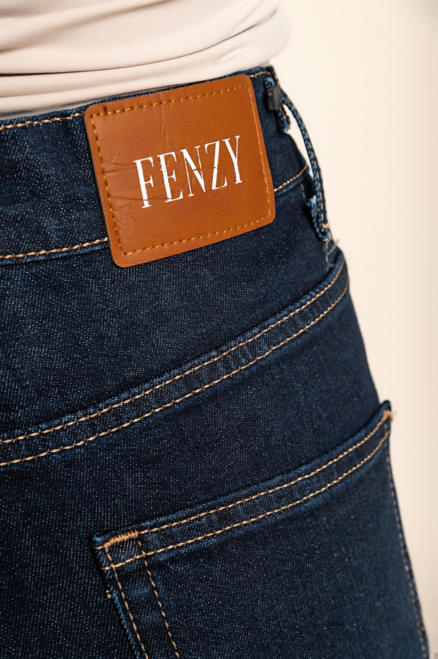 Jeans dritti, blu scuro