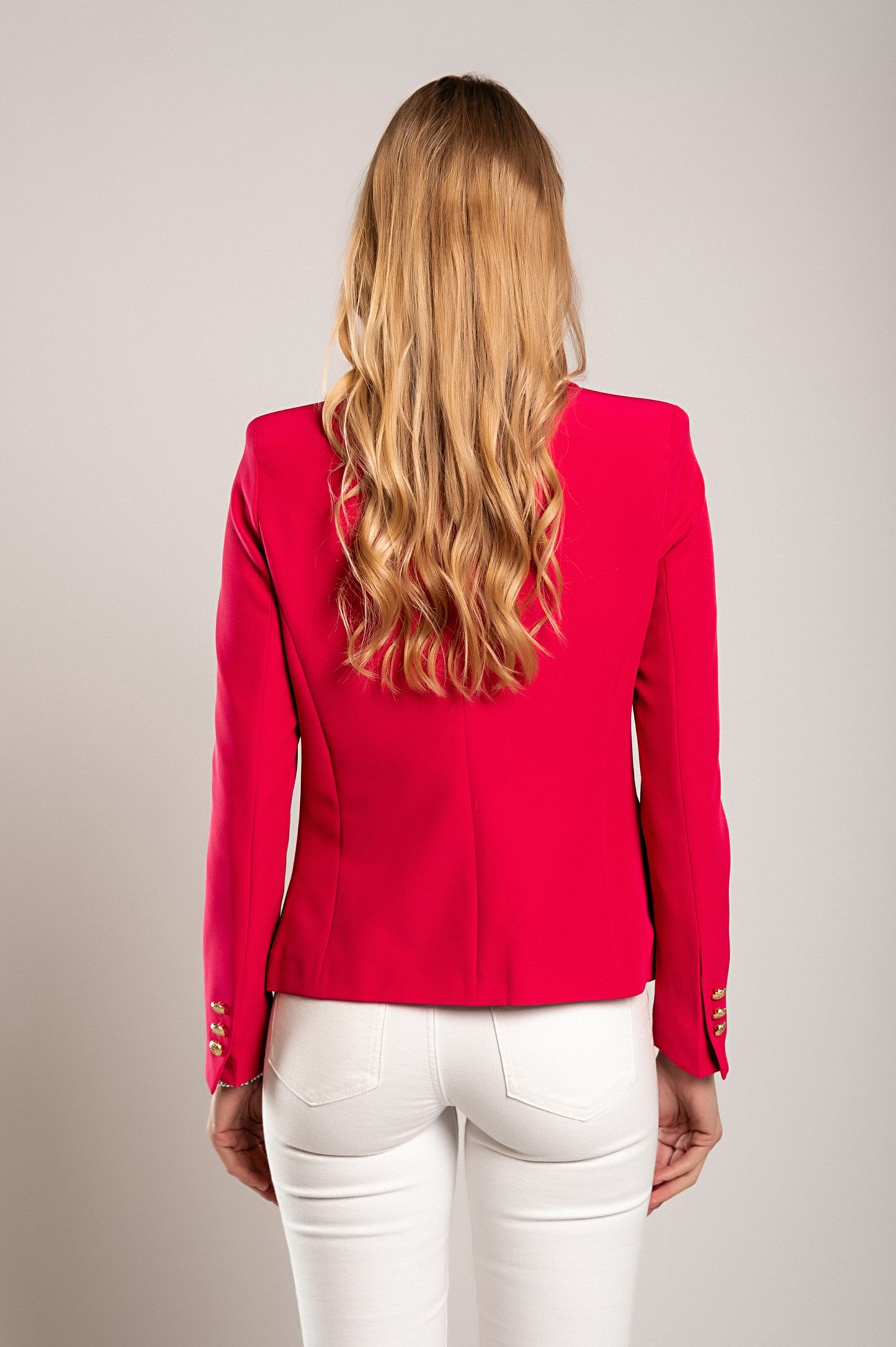 Blazer con scollo classico Caorla, fucsia