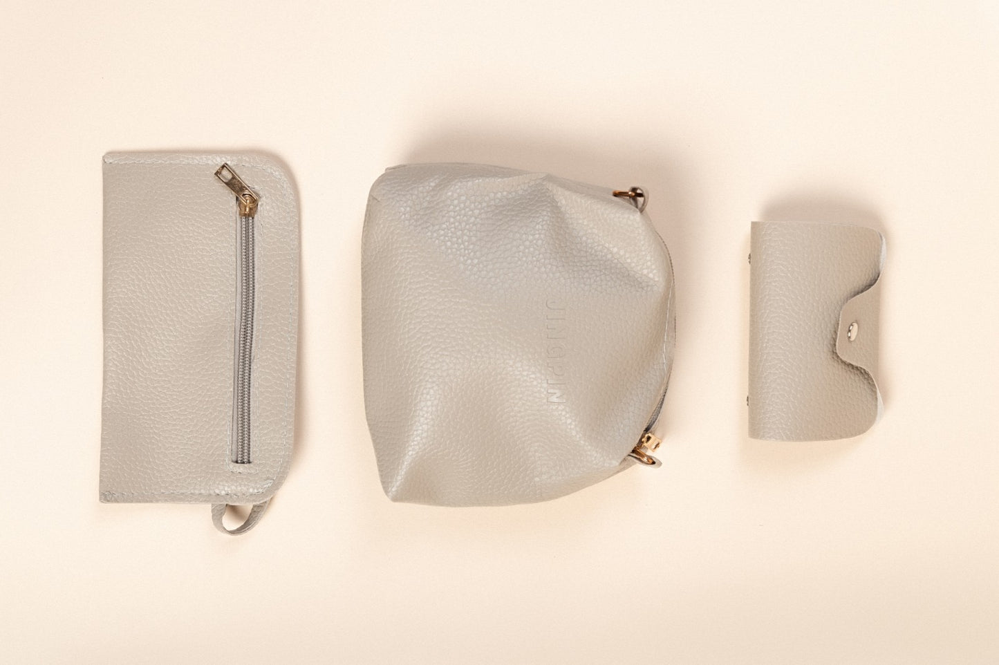 Set borsa e portafoglio 4 pezzi, nero