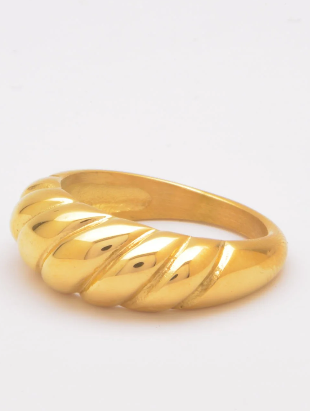 Anello elegante, ART544, colore oro
