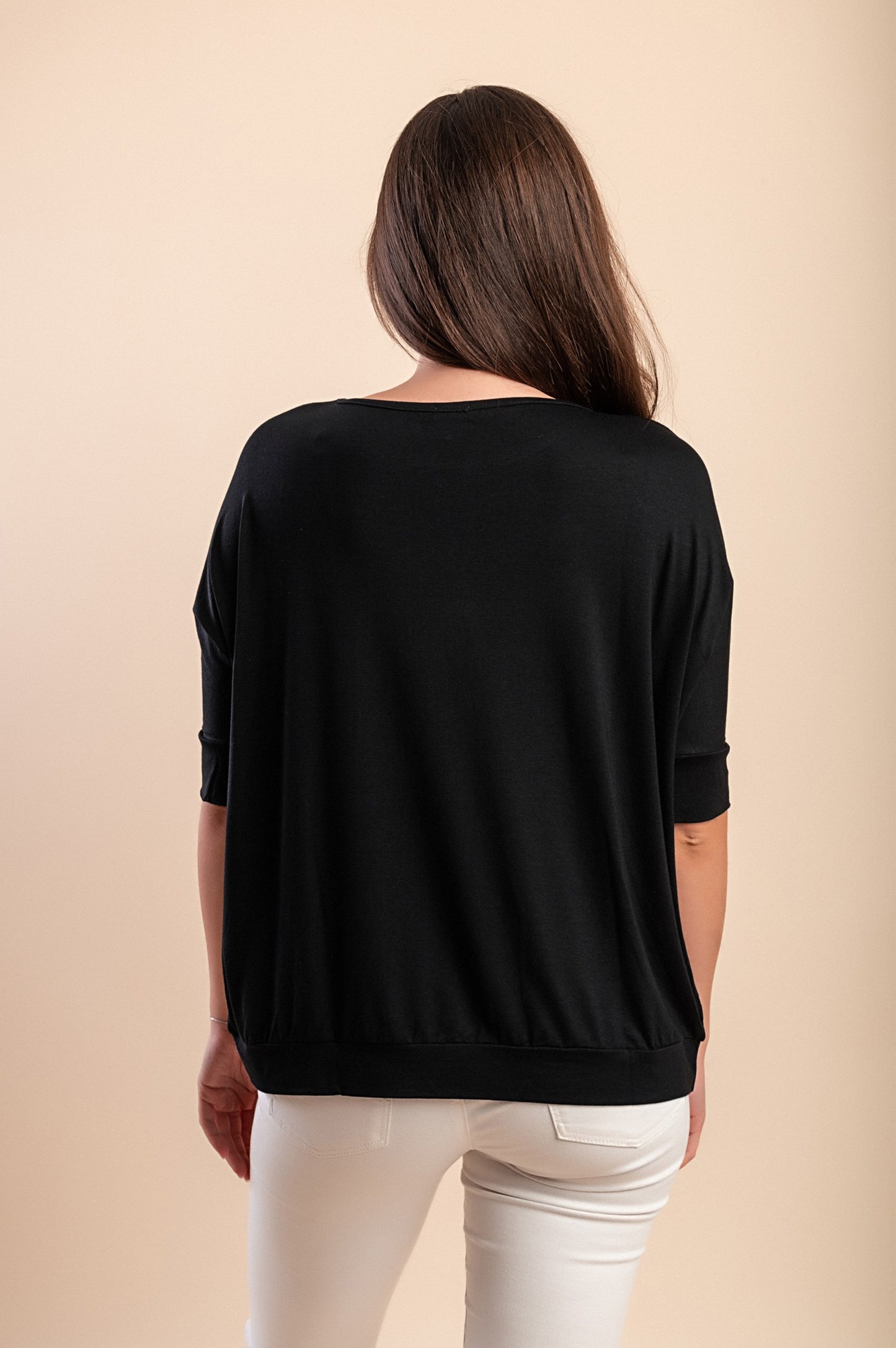 Maglietta con stampa, bianca