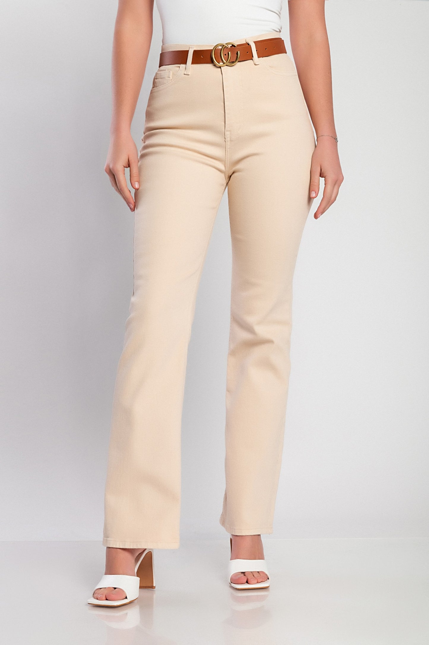 Jeans a zampa d'elefante, blu scuro