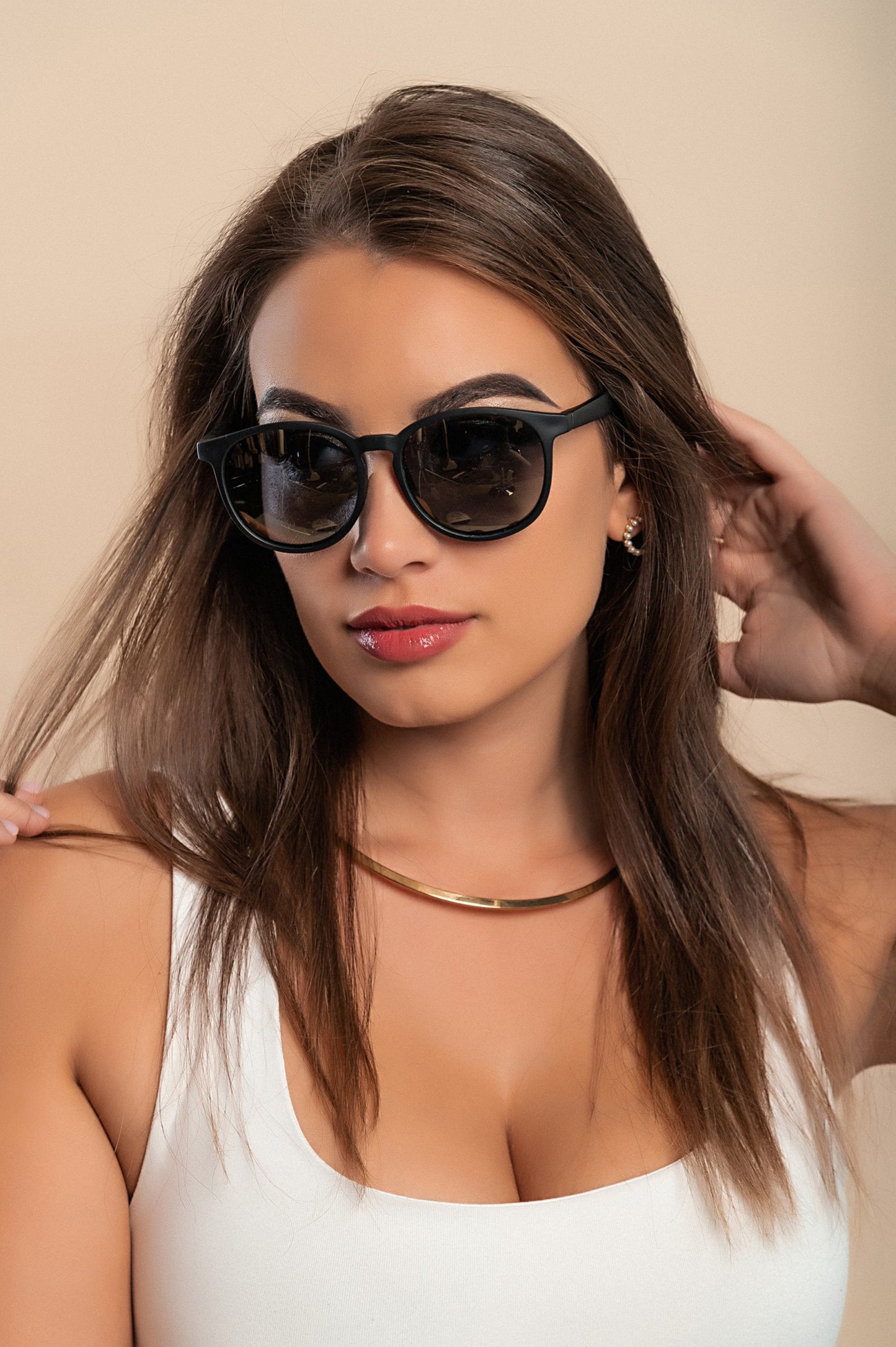 Occhiali da sole alla moda, ART11, neri