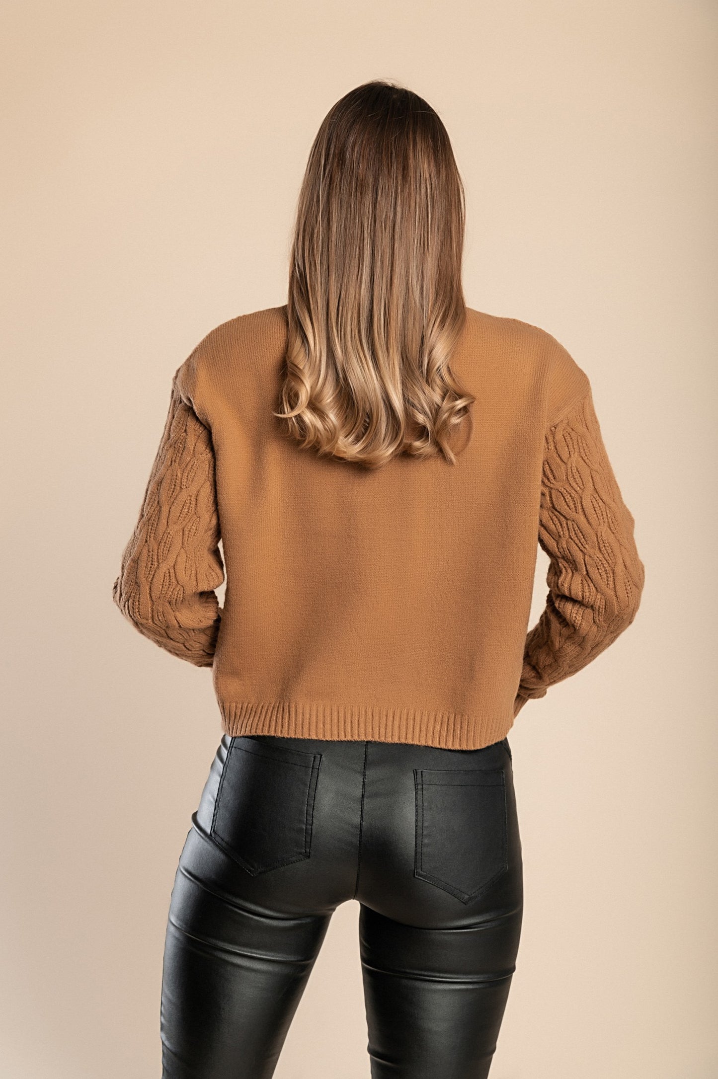 Maglia dolcevita, rosa