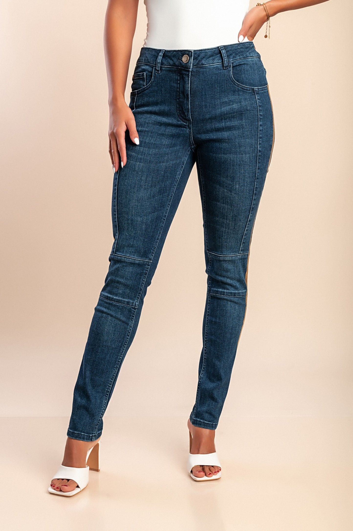 Jeans skinny, blu scuro