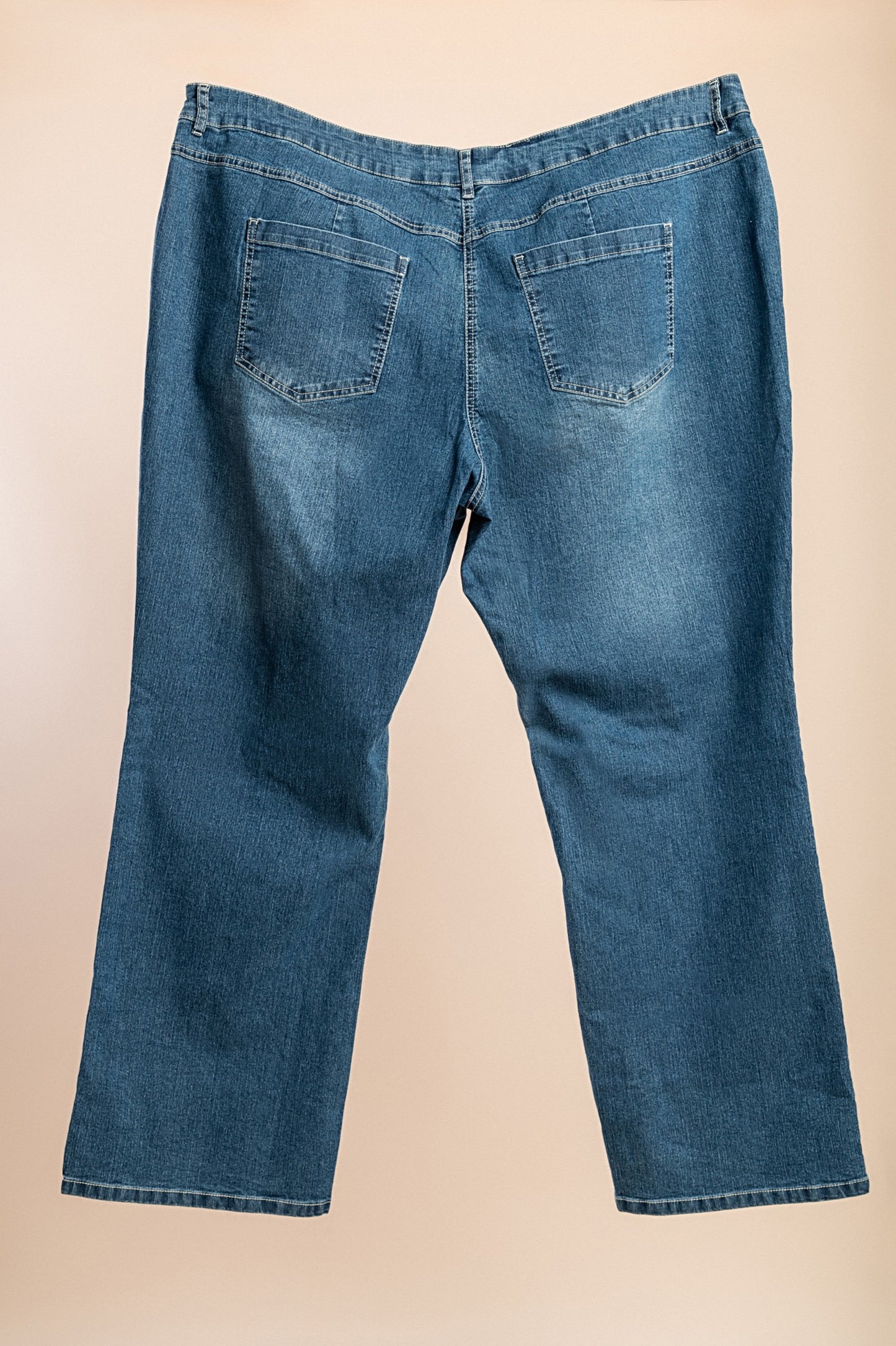 Jeans taglie forti, blu scuro