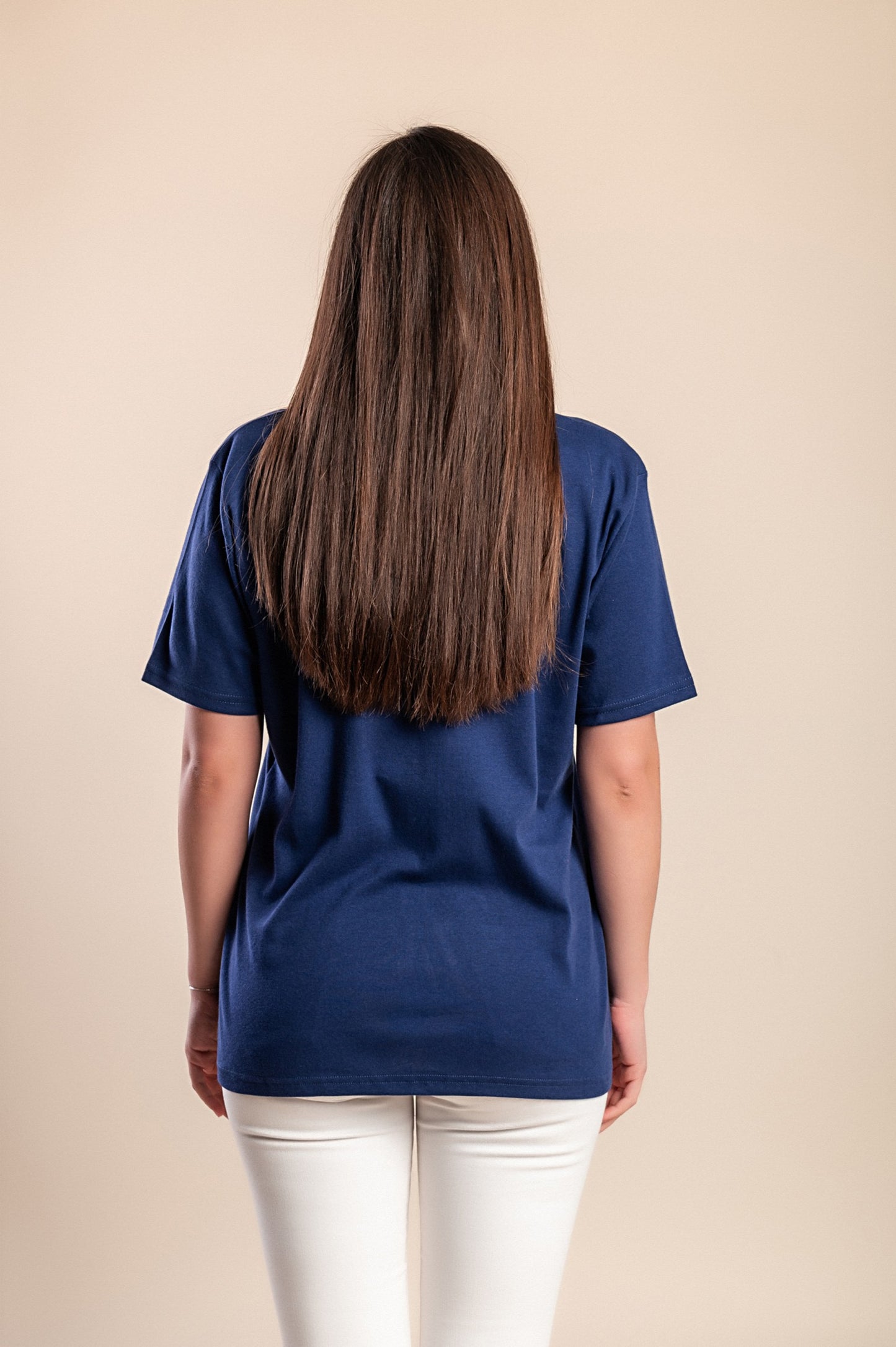 Maglietta stampata taglie forti, rosa