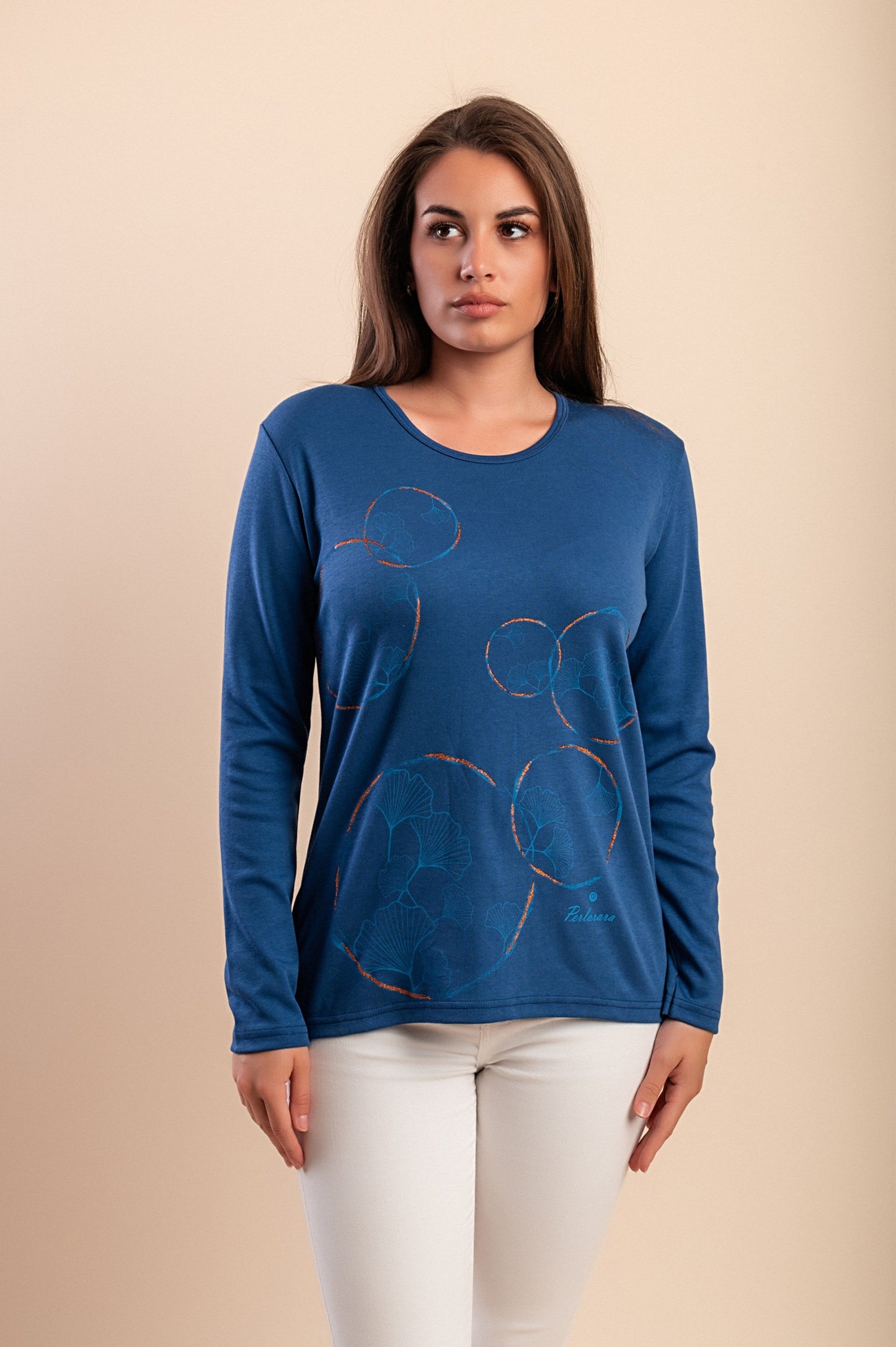 Camicia a maniche lunghe, blu