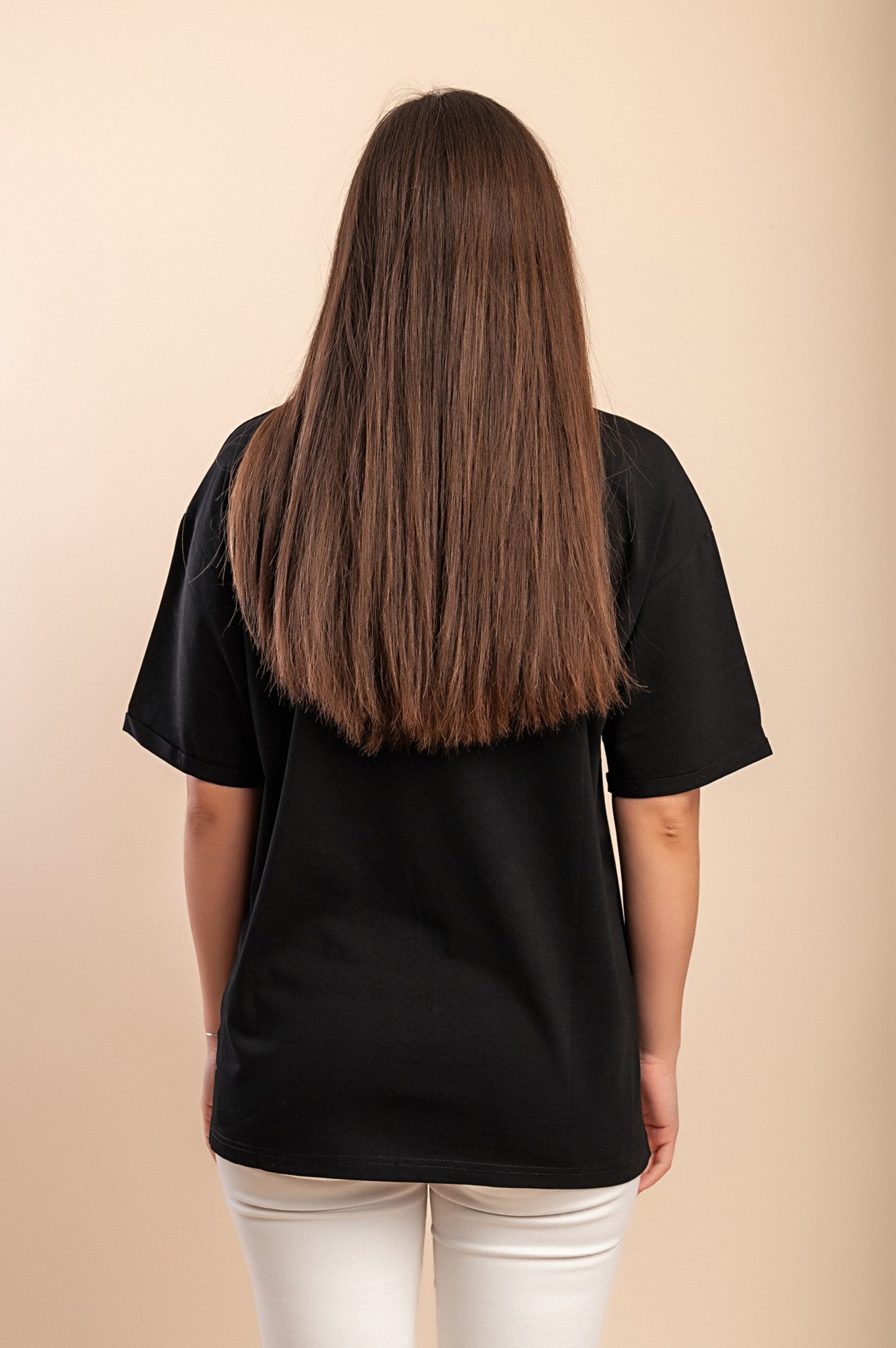 T-shirt in cotone con stampa, bianca