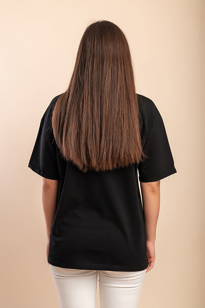 T-shirt in cotone con stampa, bianca