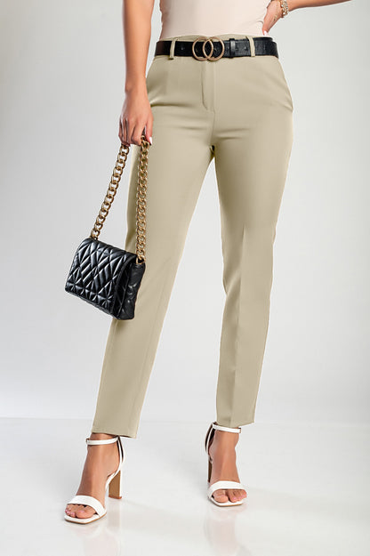 Pantaloni lunghi eleganti, cammello