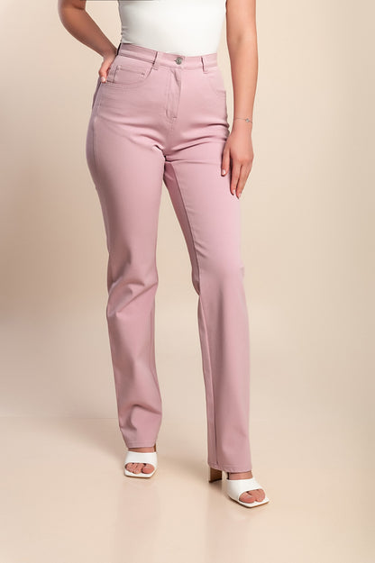 Pantaloni di cotone, rosa