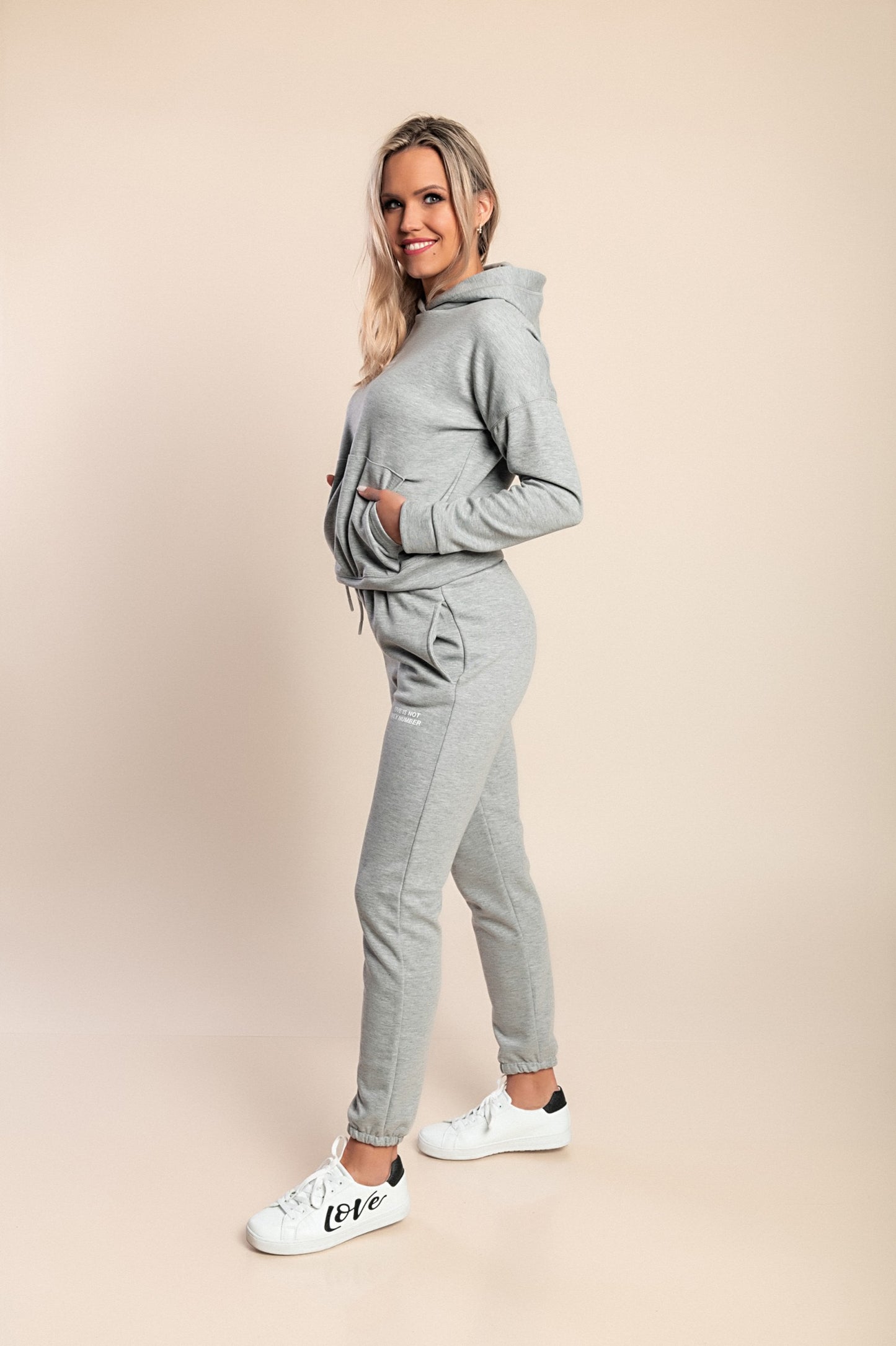 Tuta in cotone due pezzi, nera