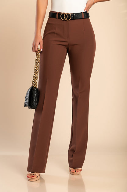 Pantaloni eleganti dal taglio dritto, neri