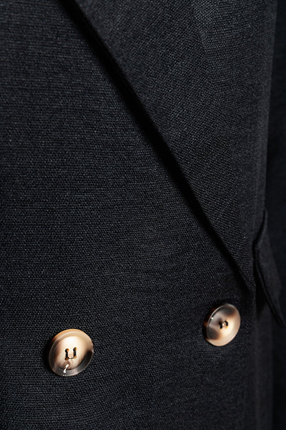 Completo elegante blazer e pantaloni, beige