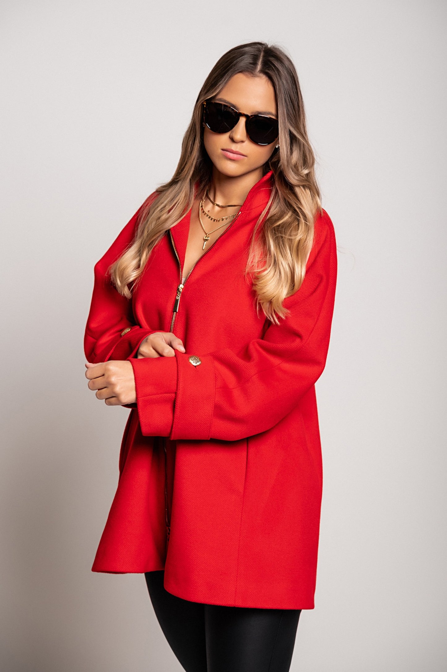 Cappotto elegante Albineya, nero
