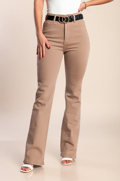 Jeans a zampa d'elefante, blu scuro