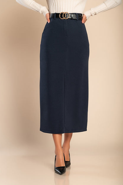 Gonna midi elegante, nera
