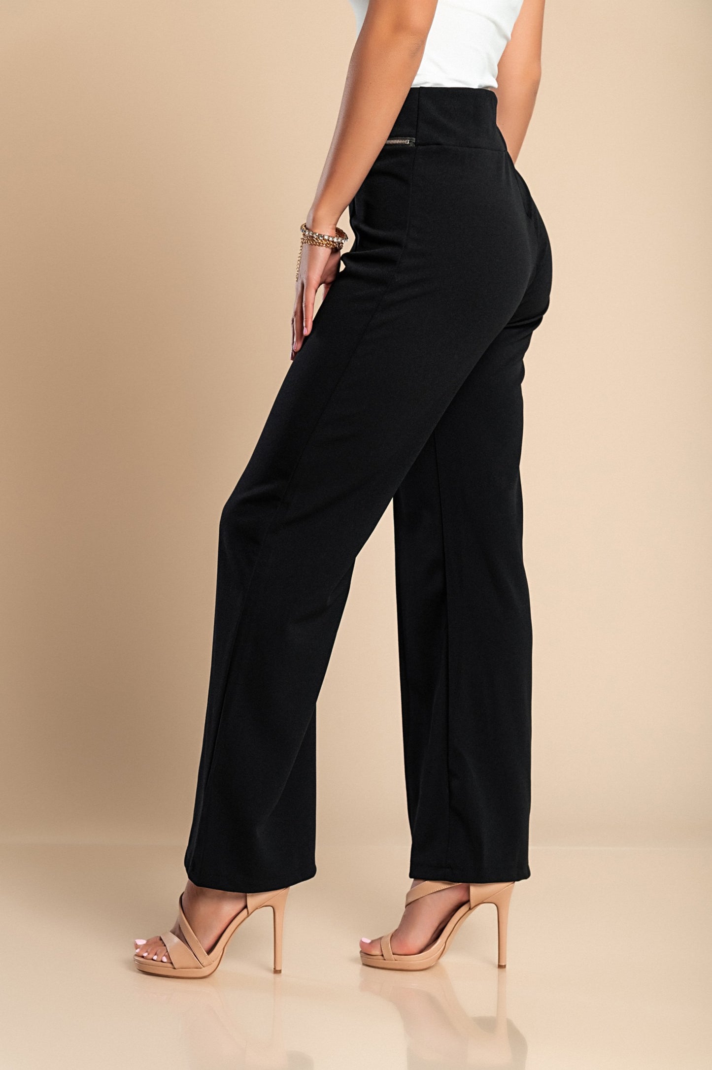 PANTALONI EMANUELA - NERO