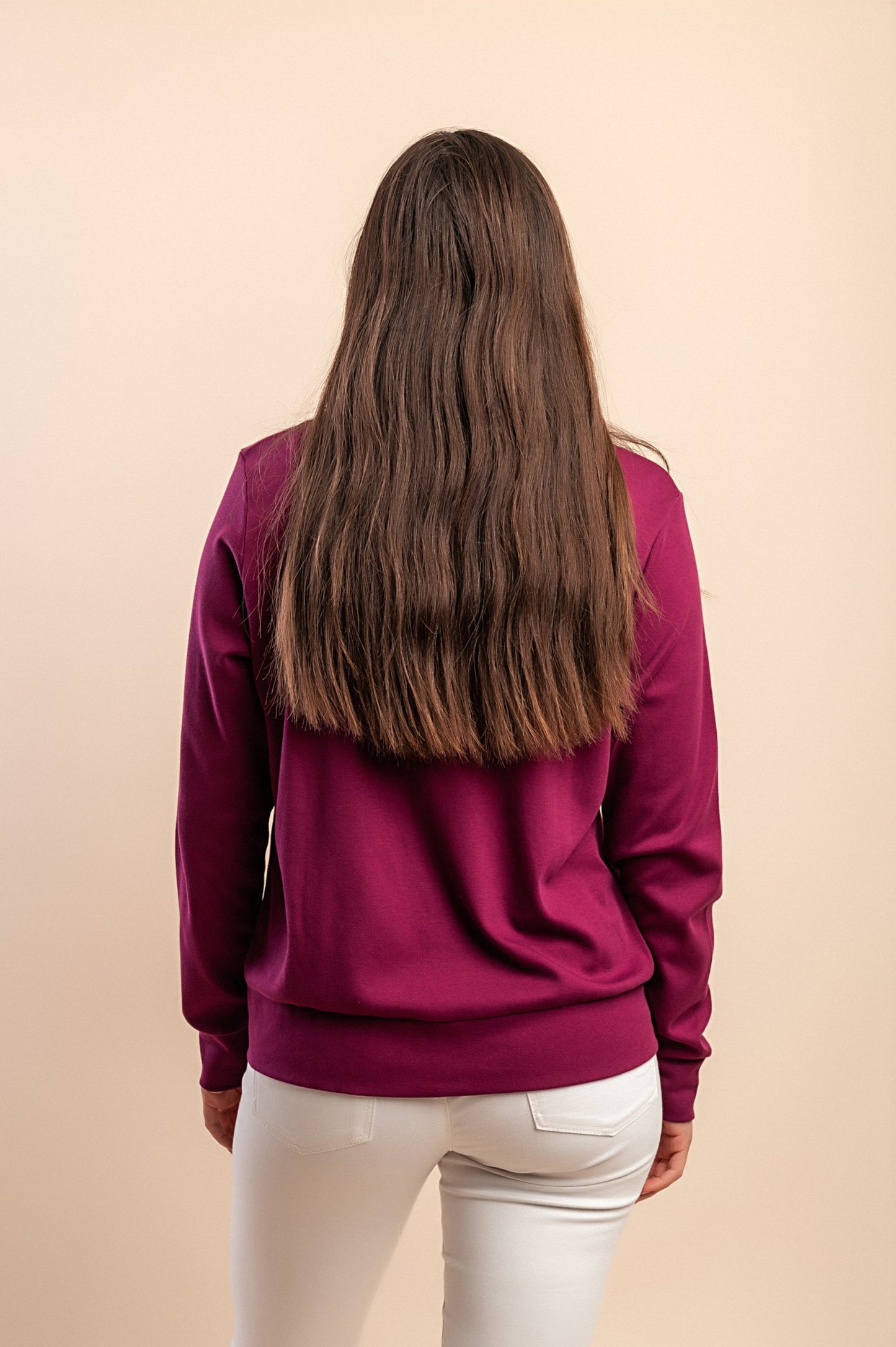 Giacca con zip in cotone, verde
