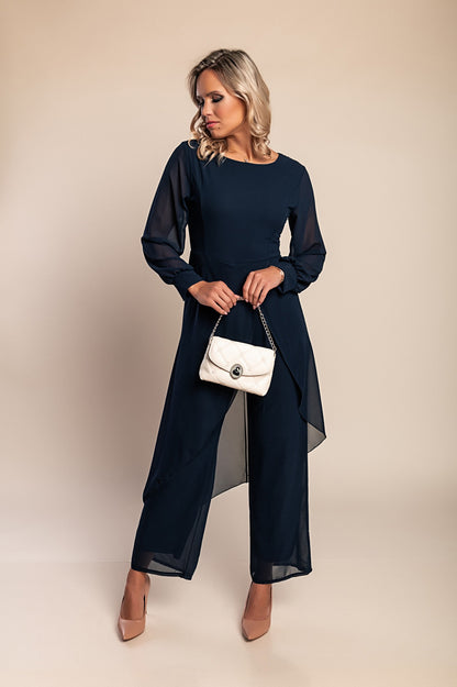 Tuta elegante, blu scuro