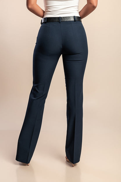 Pantaloni eleganti dal taglio dritto, neri