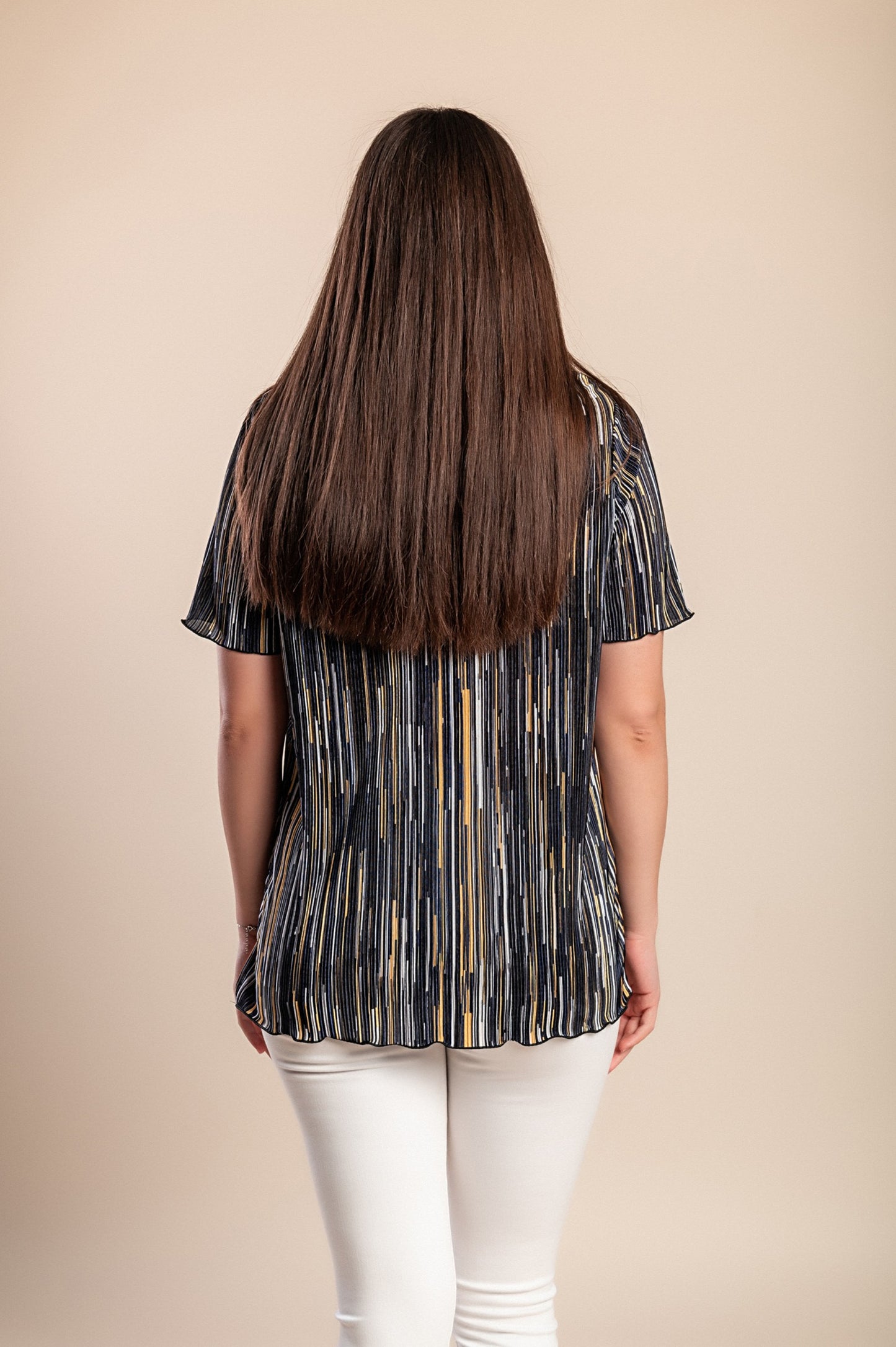 Camicetta stampata, nera