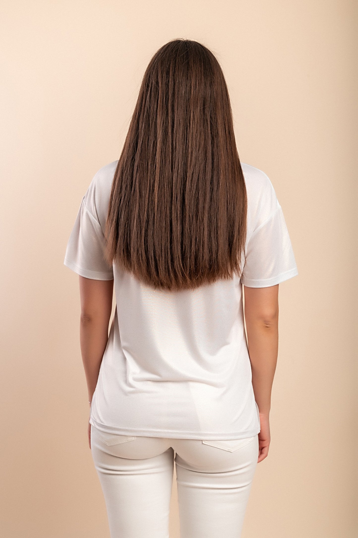 T-shirt stampata, bianca