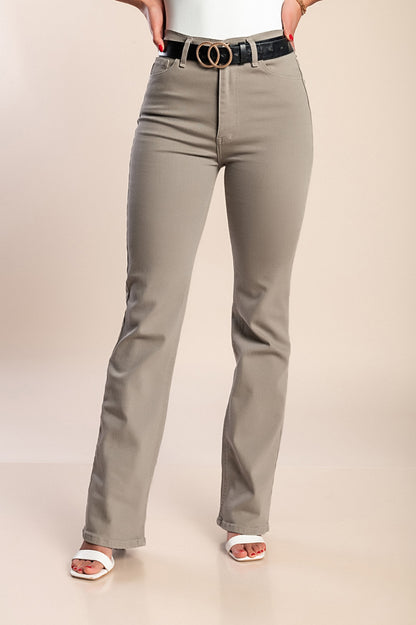 Jeans a zampa d'elefante, blu scuro