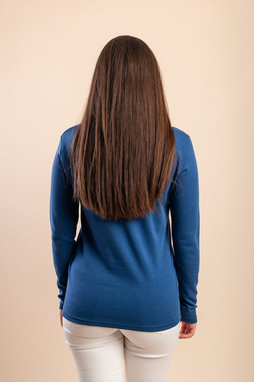 Camicia a maniche lunghe, blu scuro
