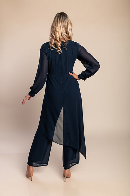 Tuta elegante, blu scuro