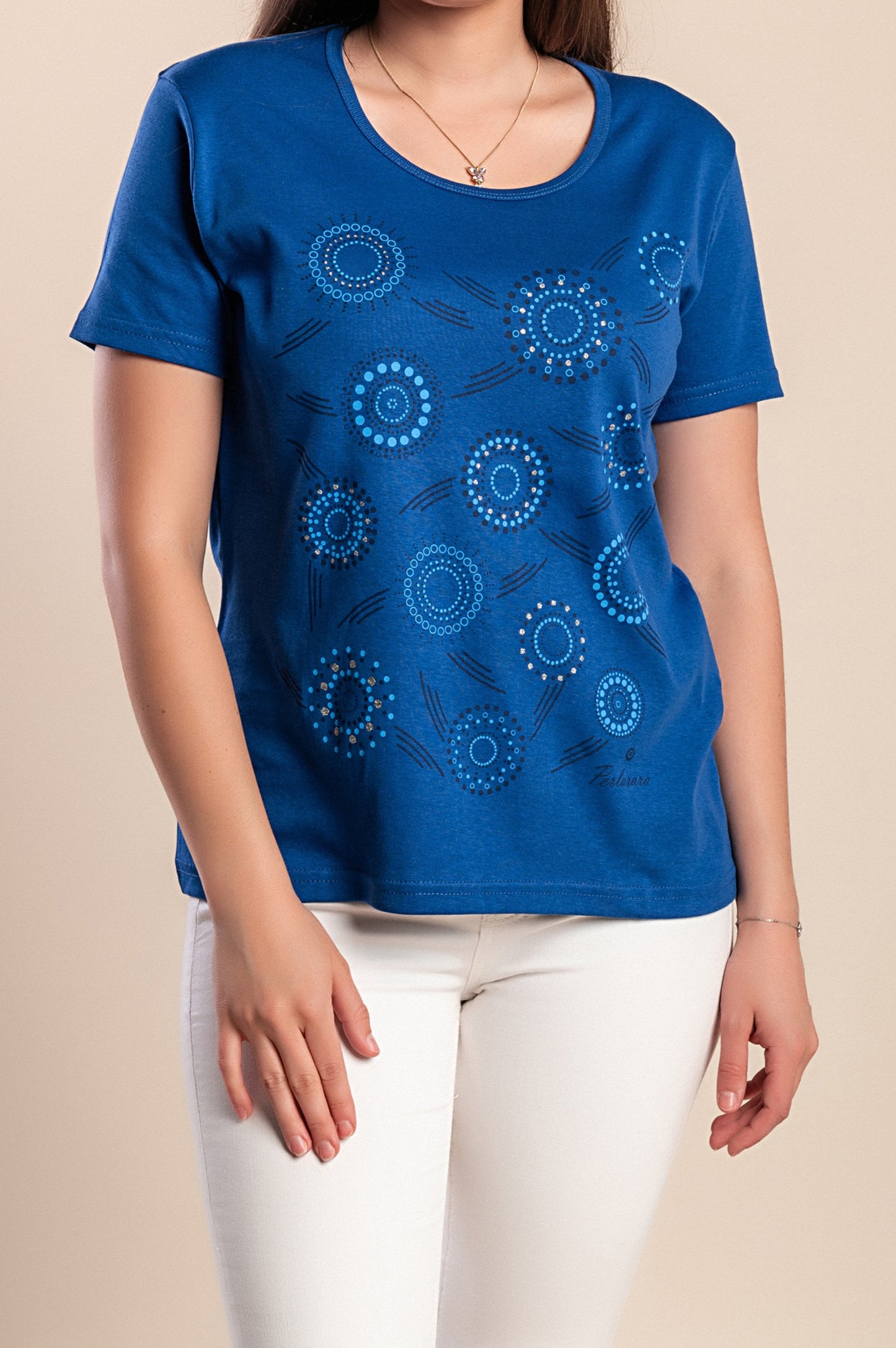 Maglietta stampata, rosa