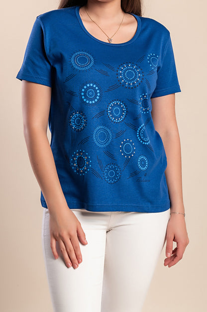 Maglietta stampata, rosa