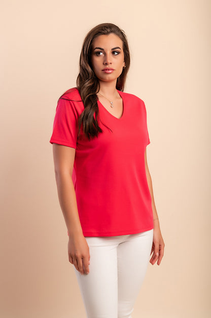 Maglietta in cotone, blu