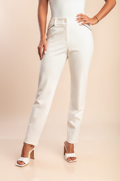 Pantaloni eleganti, bianchi