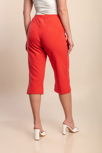 Pantaloni di cotone, rossi