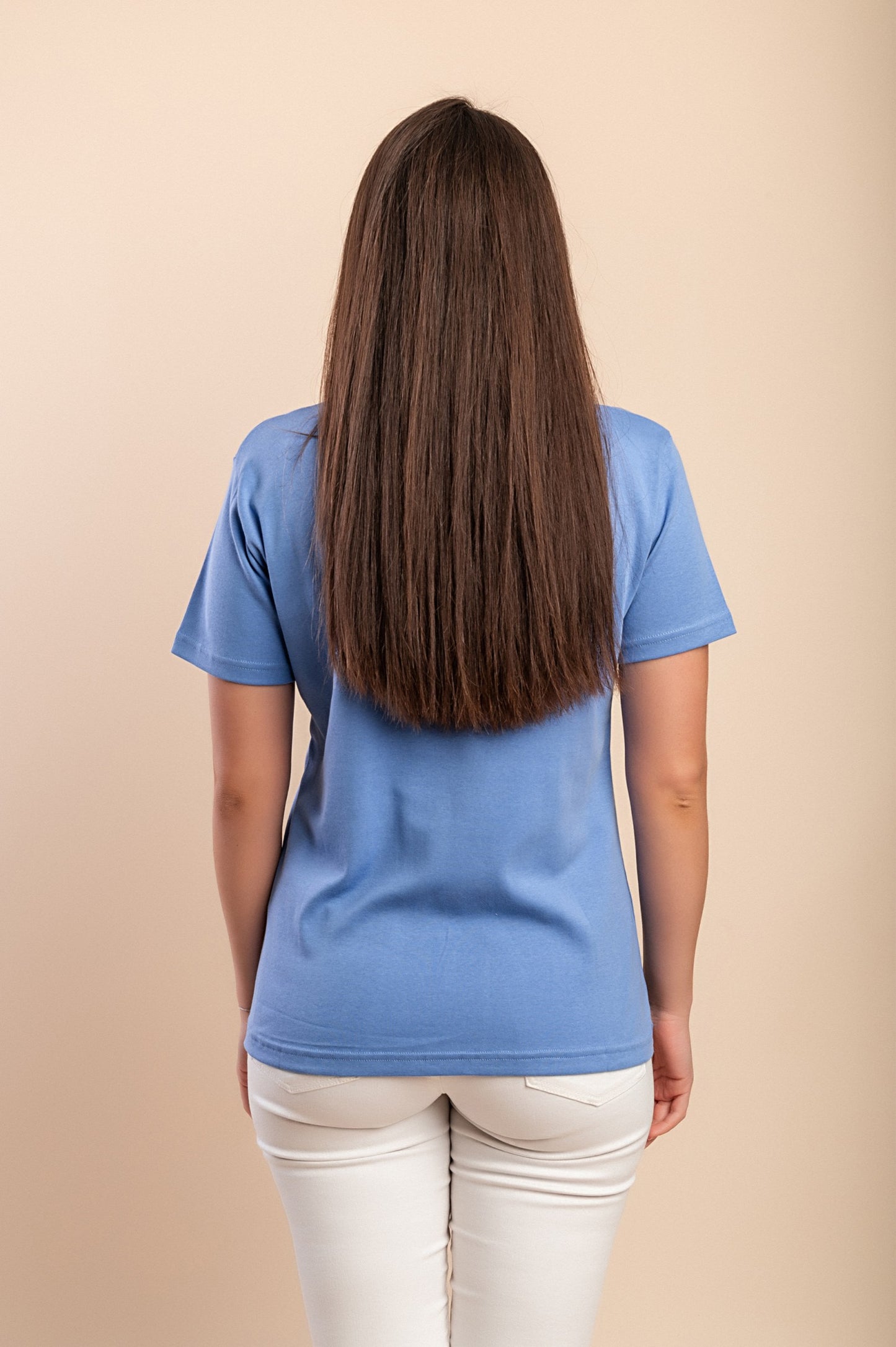 T-shirt in cotone con stampa, rosa