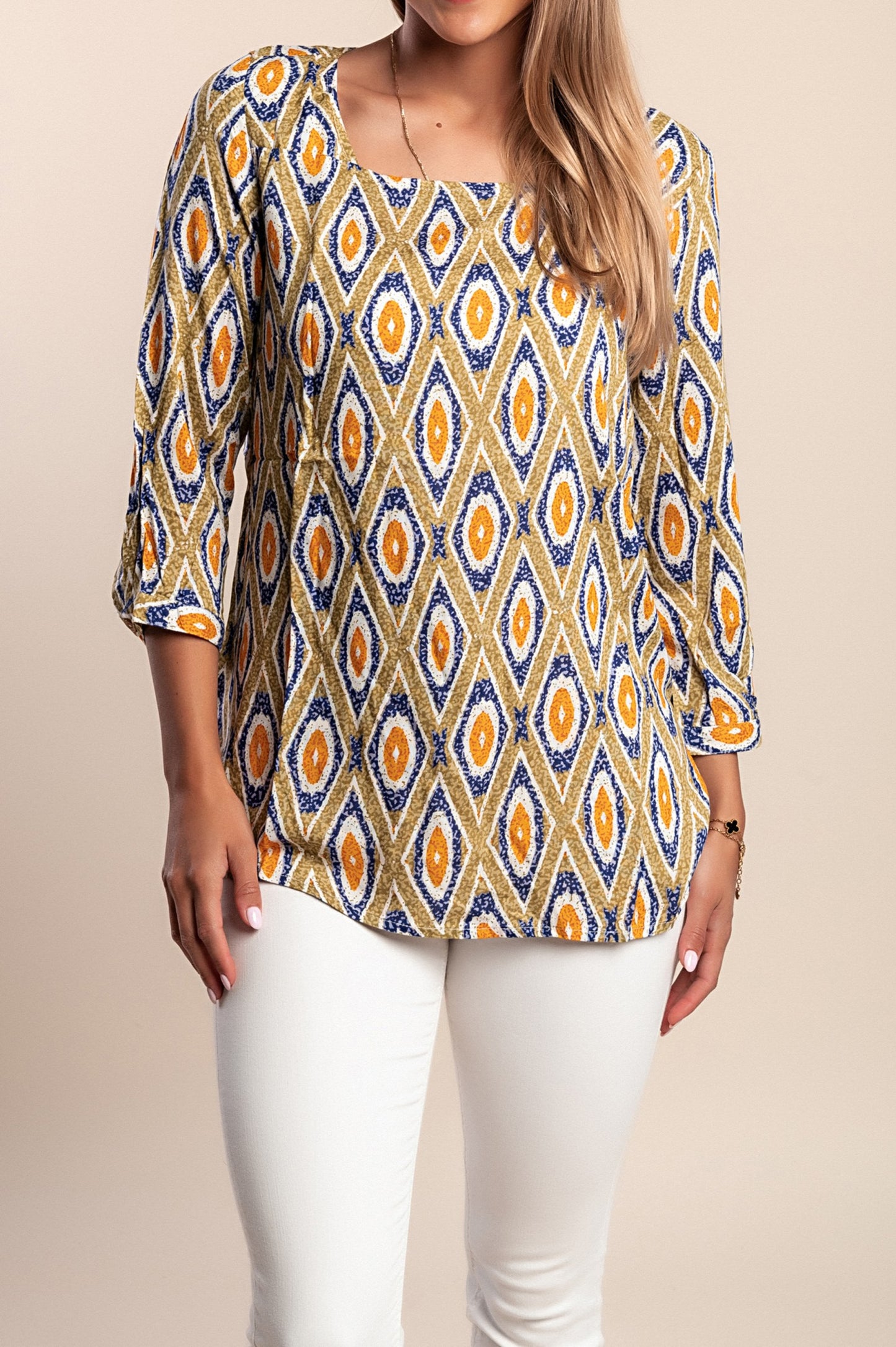 Camicetta stampata, verde