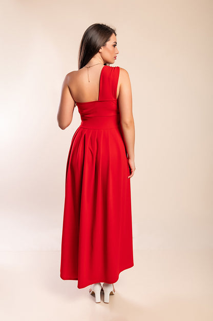 Abito maxi elegante, rosa chiaro