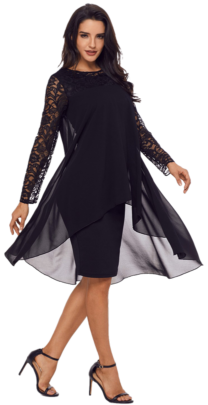 VESTITO ALEXINA - NERO