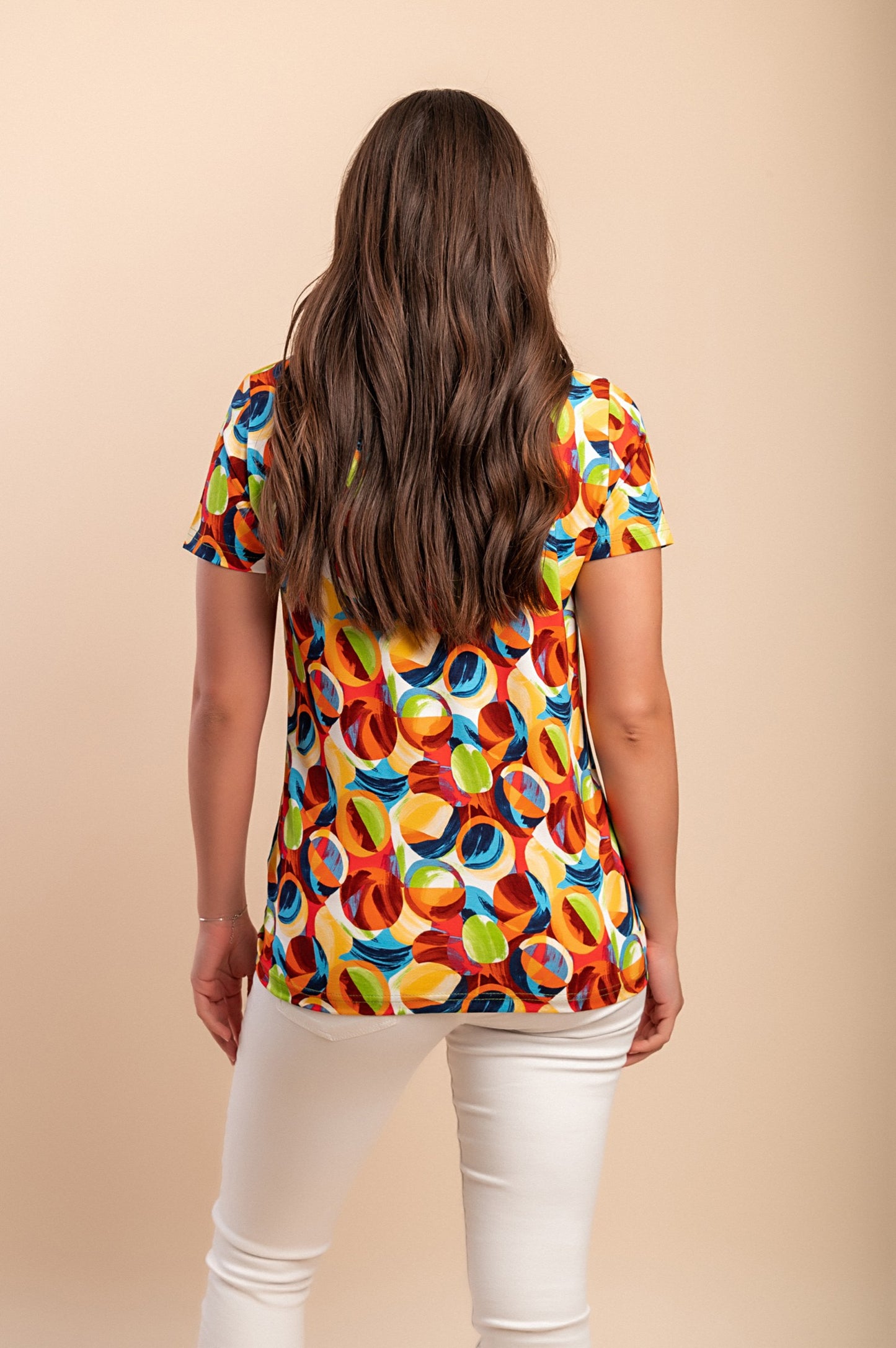 T-shirt stampata, multicolore