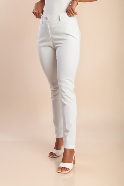 Pantaloni di cotone, bianchi