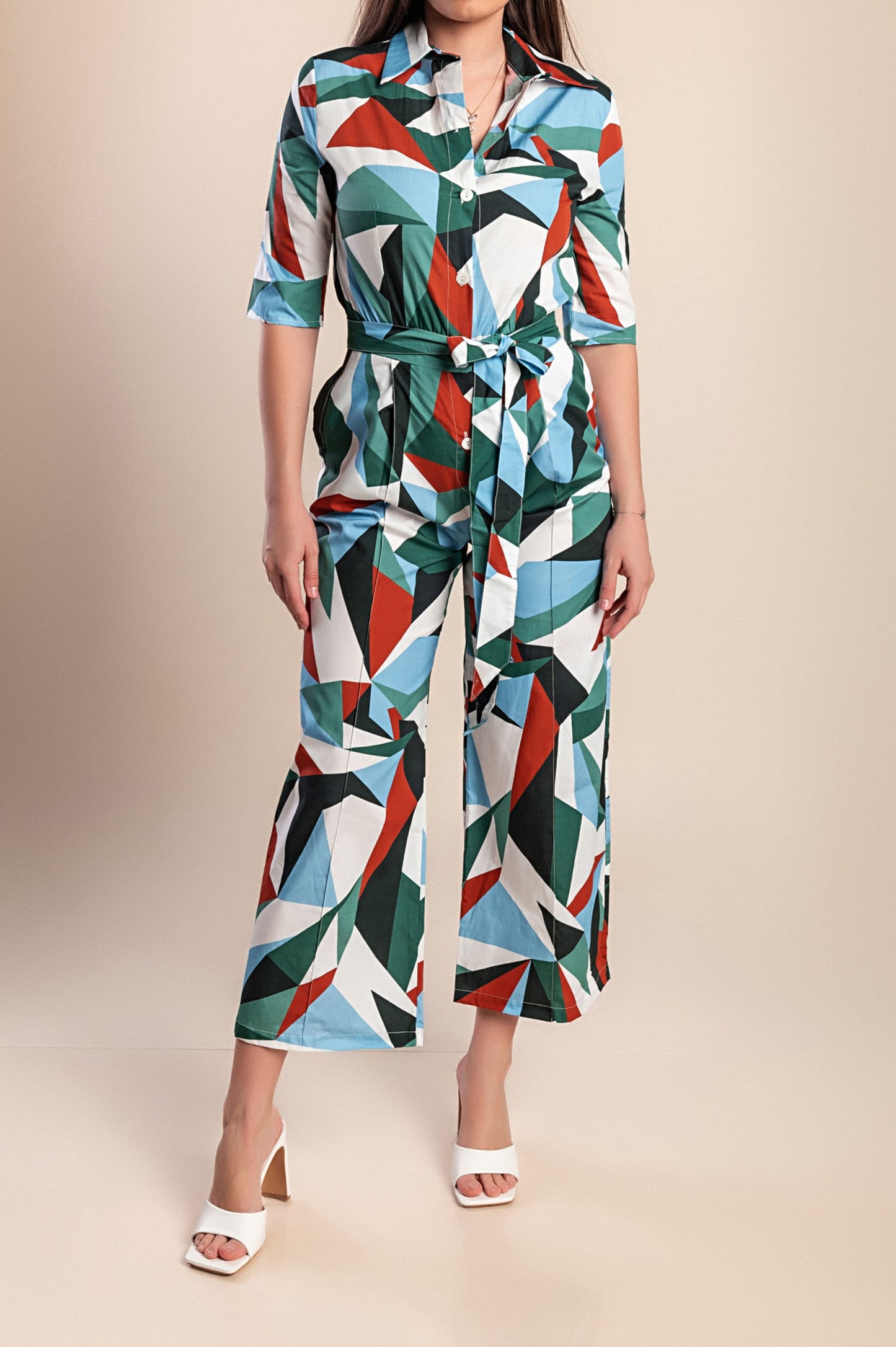 Tuta stampata, multicolore