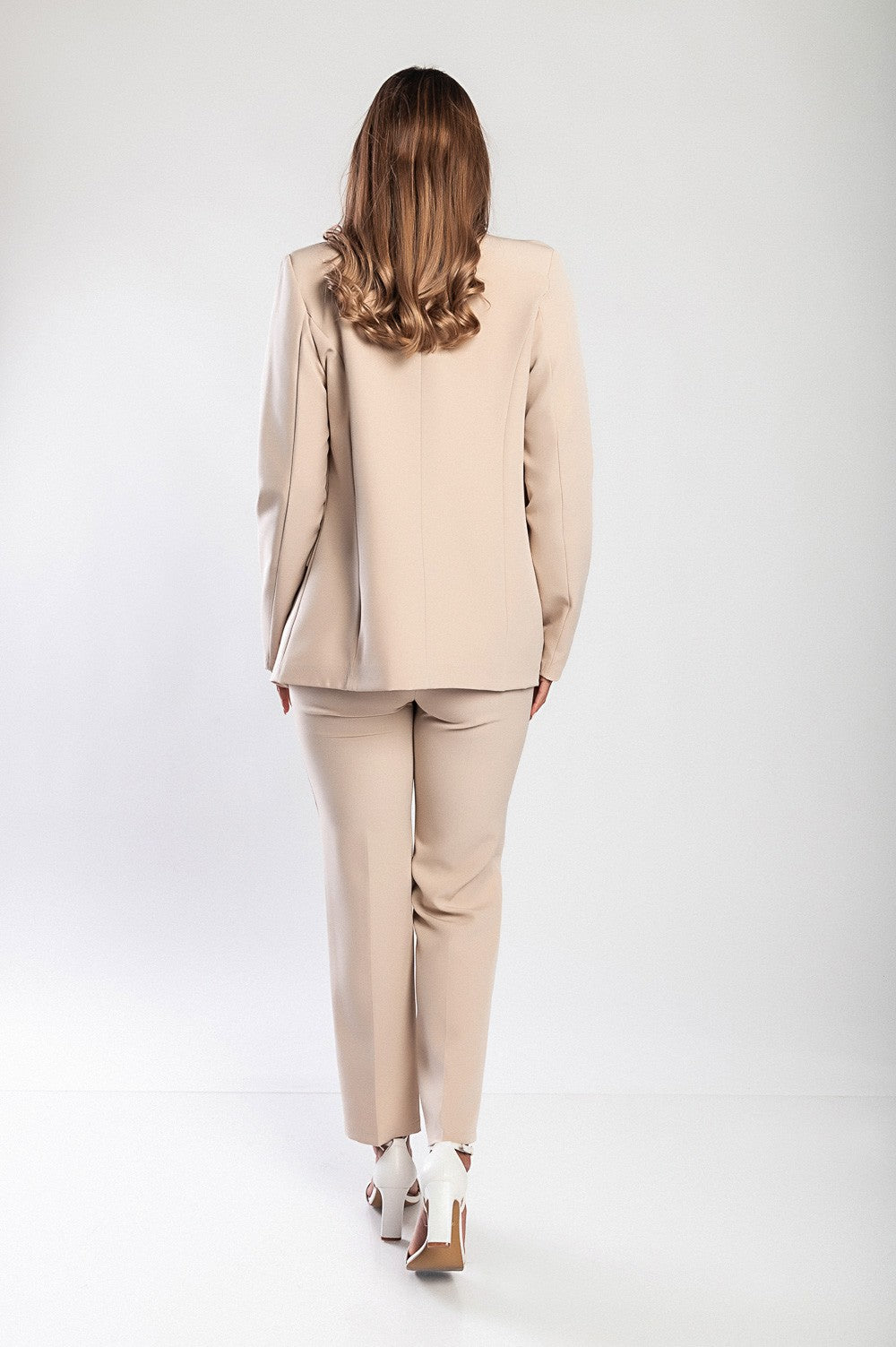 Completo blazer e pantaloni eleganti, 18438, nero