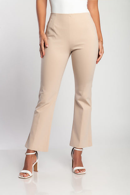 Pantaloni eleganti in cotone, azzurro